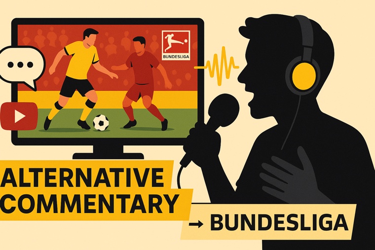 Vom YouTube-Kanal zur Bundesliga: Wie Content Creator durch Alternative Kommentare Sportpublika aufbauen können