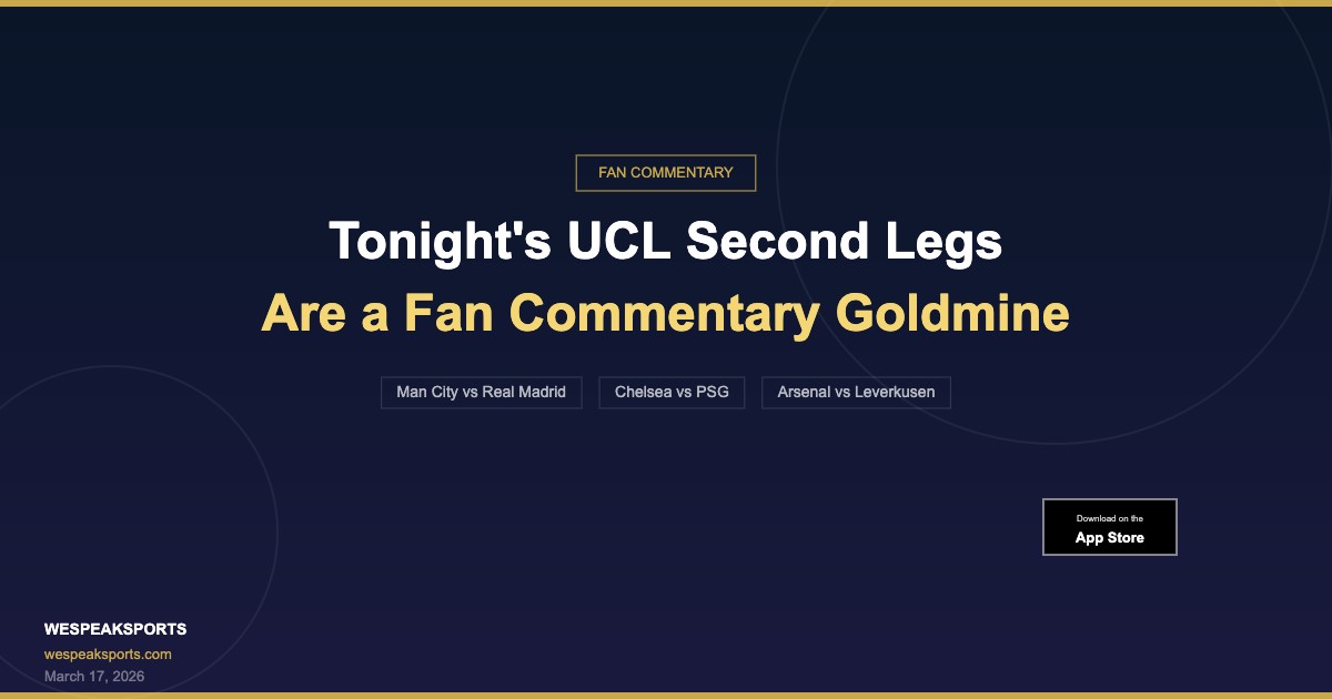 Die Champions-League-Rückspiele heute Abend sind eine Goldgrube für Fan-Kommentatoren
